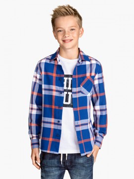 Plaid Cotton Shirt